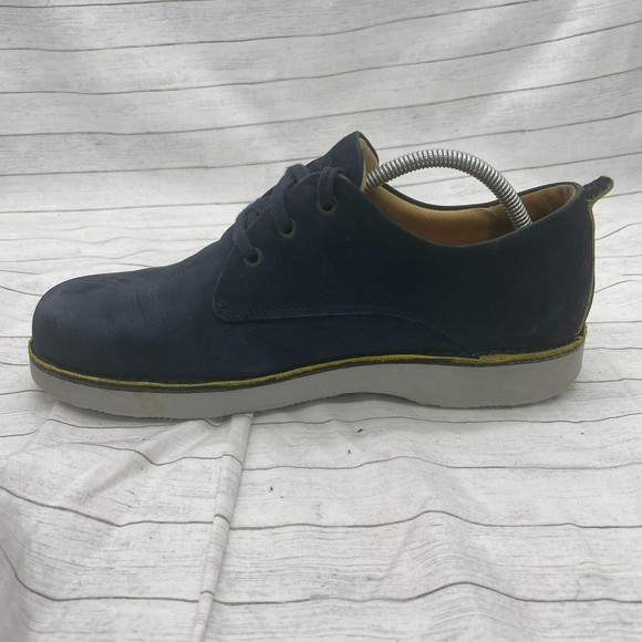 Samuel Hubbard Free Unsneaker Navy Nubuck Leather Oxford Dress Sneaker Shoe 10M main image 4